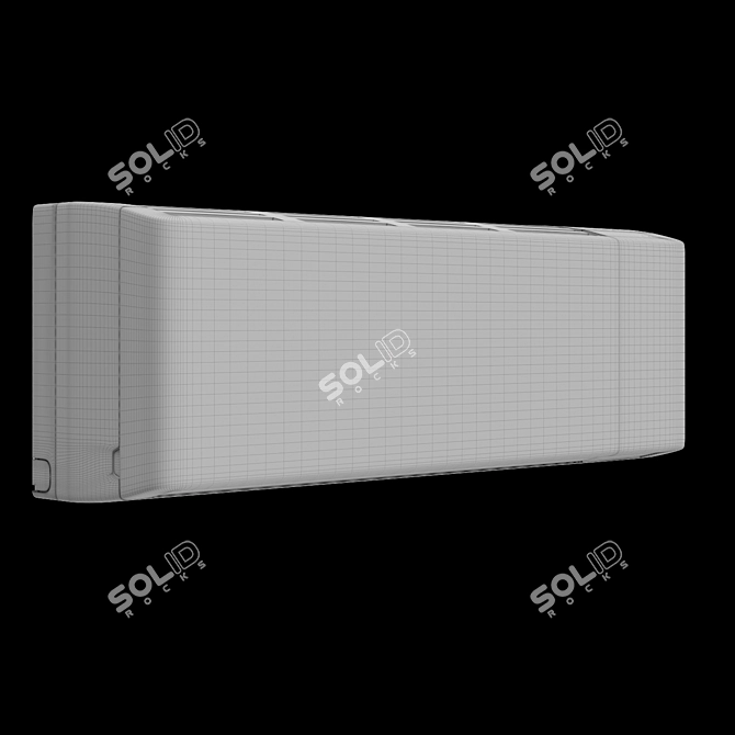 Toshiba RAS-07S3KHS-EE Air Conditioner 3D model image 3