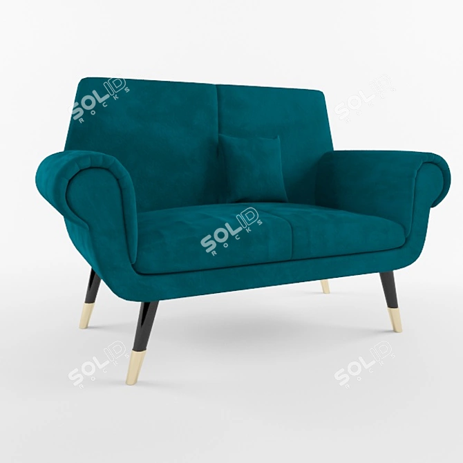 Modern Sofa Set: Minotti Albert & Lle 3D model image 2