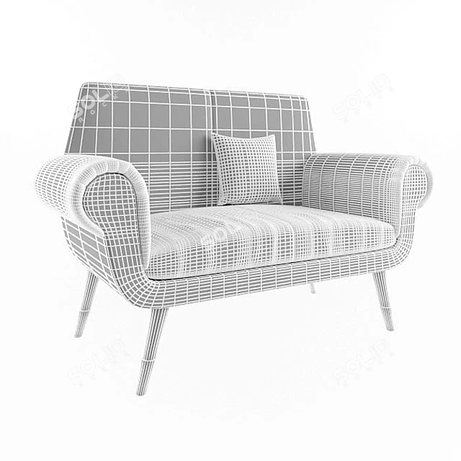 Modern Sofa Set: Minotti Albert & Lle 3D model image 3