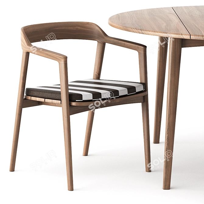 Minimalist Grasshopper Dining Set 3D model image 5