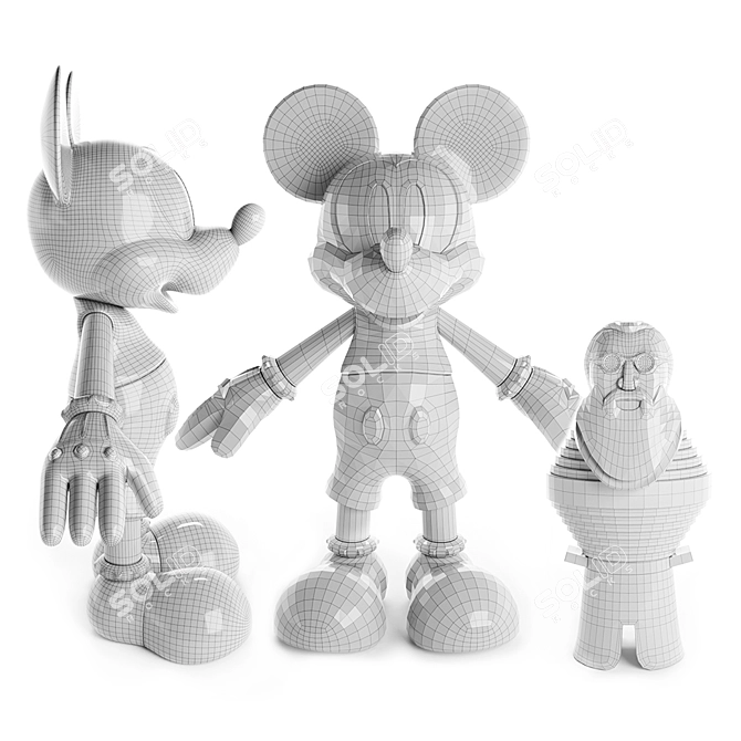 Bosa Mickey Forever Young: Limited Edition Sculptures 3D model image 3