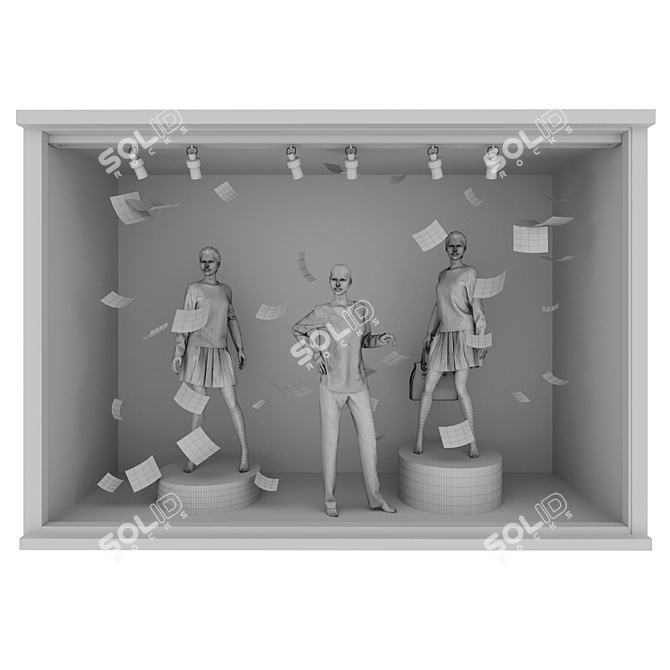 Fashionista's Haven: Chic Clothing & Accessories 3D model image 3
