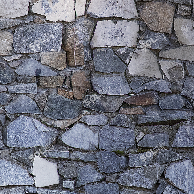 Seamless High-Resolution Stone Texture 3D model image 3