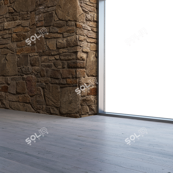 Seamless Natural Stone Texture: High Resolution 3D model image 3