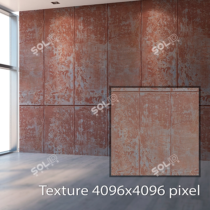  Seamless Plaster Texture Kit 3D model image 2