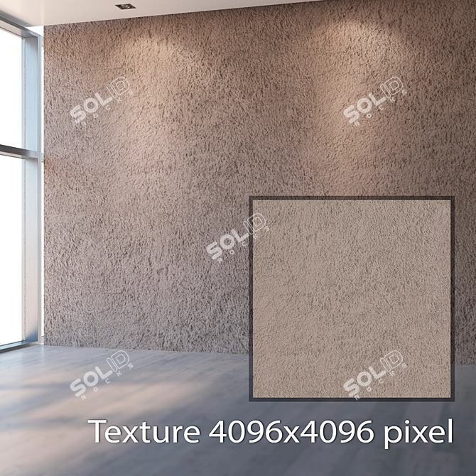 Seamless Stucco Texture Kit | High Resolution+Detail 3D model image 2