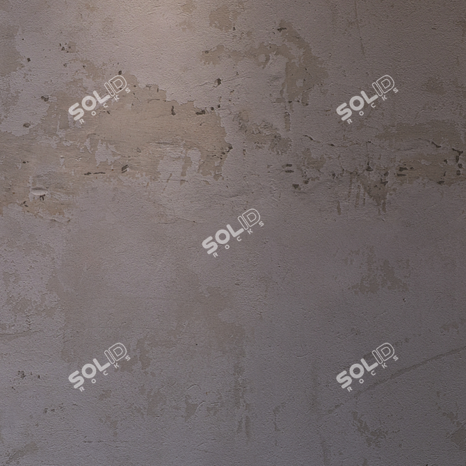 Seamless Stucco Texture Set 3D model image 3