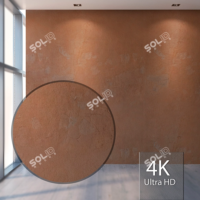 Seamless Stucco Texture | High Resolution & Detail 3D model image 1