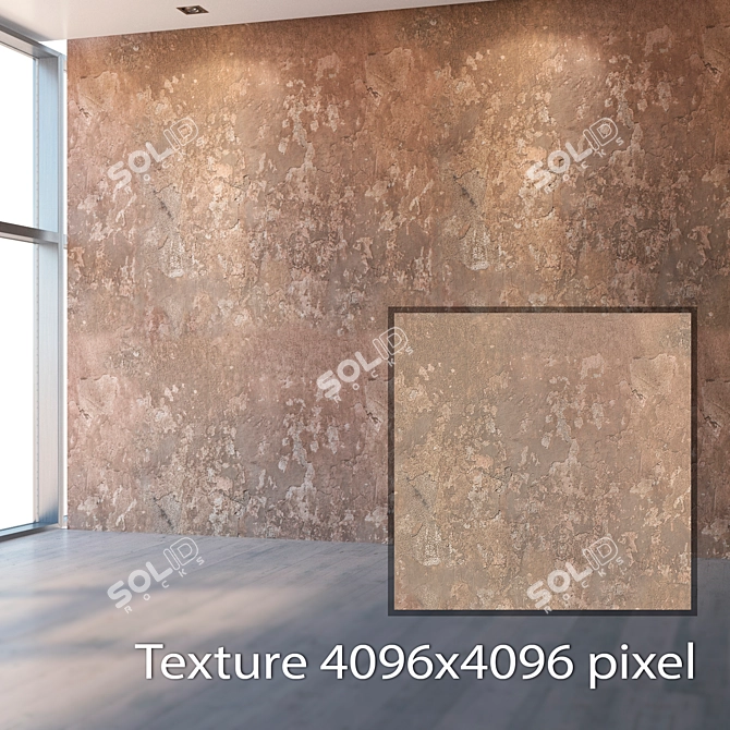 Seamless Plaster Texture: High Resolution & Detail 3D model image 2