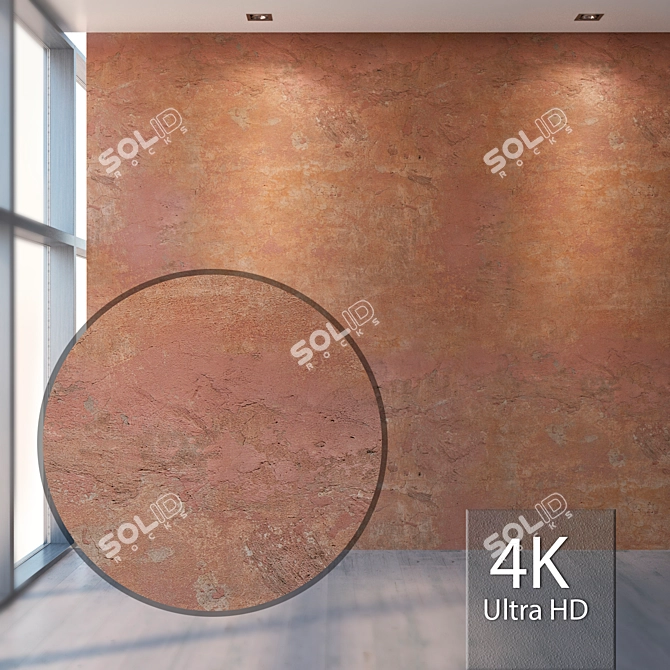 Seamless Plaster Texture - High Resolution & Detail 3D model image 3