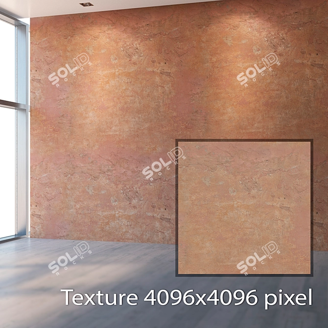 Seamless Plaster Texture - High Resolution & Detail 3D model image 1