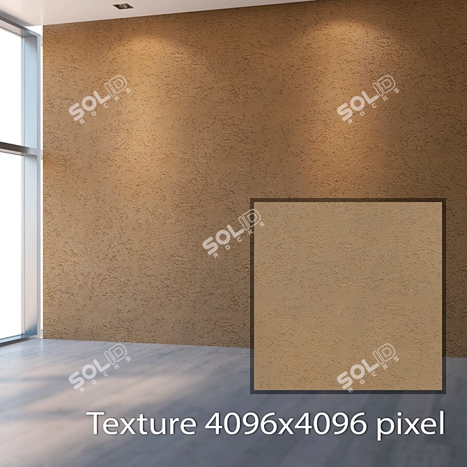 Seamless Plaster Texture 3D model image 2