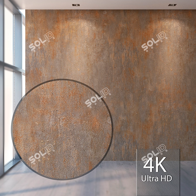 Seamless Plaster Texture: High Resolution Detail 3D model image 1