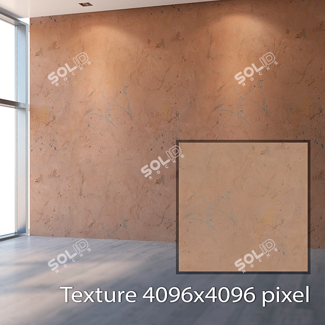Seamless Plaster Texture - High Resolution and Detail 3D model image 2