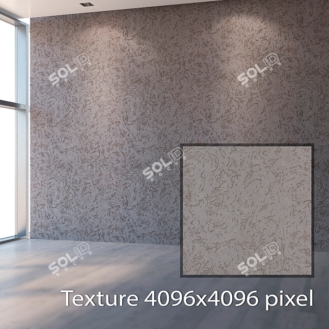 High-Resolution Seamless Plaster 3D model image 2