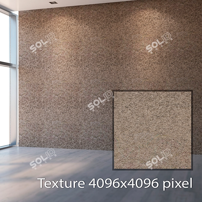 Seamless Plaster Texture (4096x4096) 3D model image 2