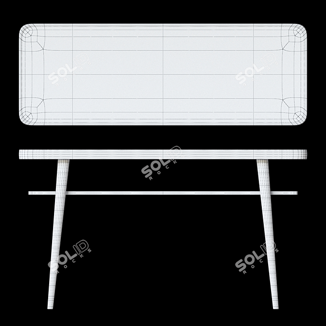 Elegant Chantal Console | Porada 3D model image 3