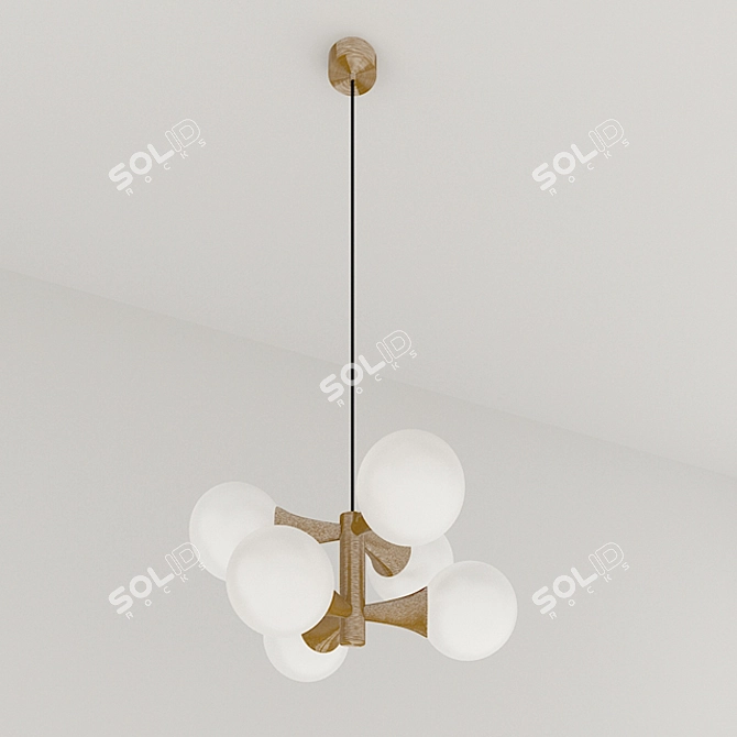 VIOKEF Pendant Globe Light 3D model image 1