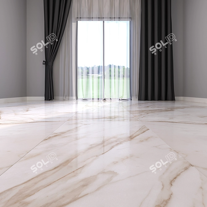 Luxurious Marble Floor 265: HD Textures for Exquisite Interiors 3D model image 2