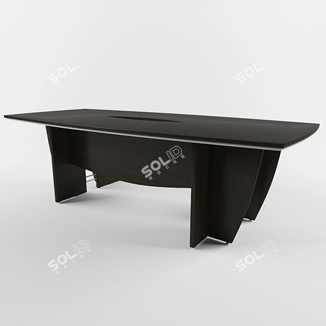 Office Conference Table - 2500*1100*750 3D model image 1