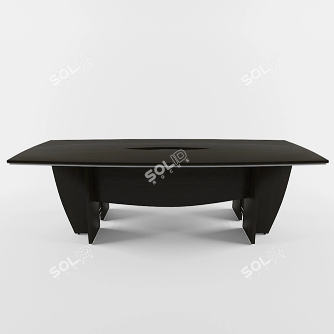 Office Conference Table - 2500*1100*750 3D model image 2