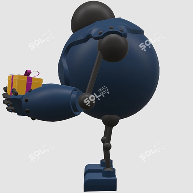 Toy Robot Model: Fun & Functional 3D model image 2