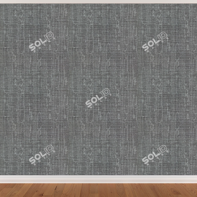 Seamless Wallpaper Collection: Set of 3 Textures 3D model image 2