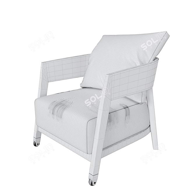 Caroline: Elegant Comfort for Your Home 3D model image 3