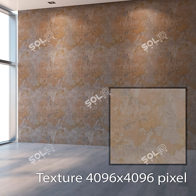 Seamless Plaster Texture Set 3D model image 2