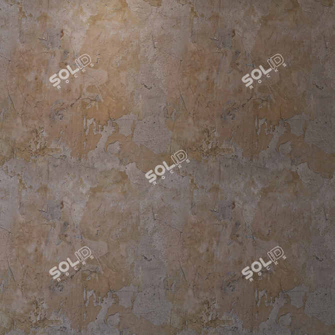 Seamless Plaster Texture Set 3D model image 3