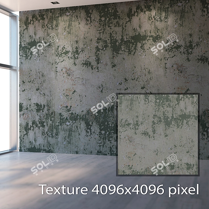 Seamless High-Resolution Stucco 3D model image 2