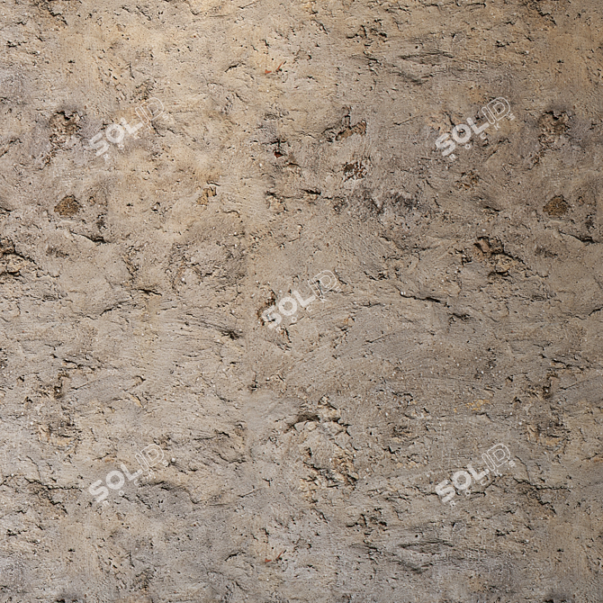 Seamless Plaster Texture - High Resolution 3D model image 3