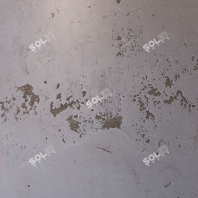 Seamless Plaster Texture Kit 3D model image 3