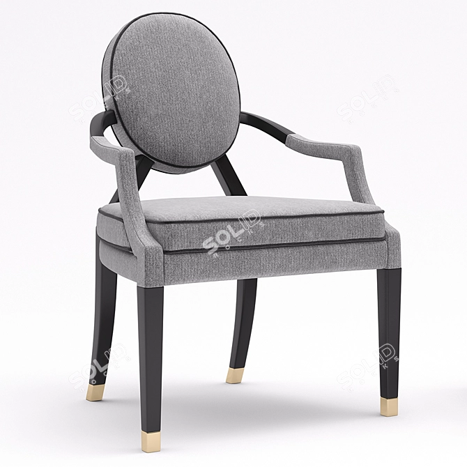 Elegant Tosconova Brunelleschi Chair - Luxurious Comfort 3D model image 2