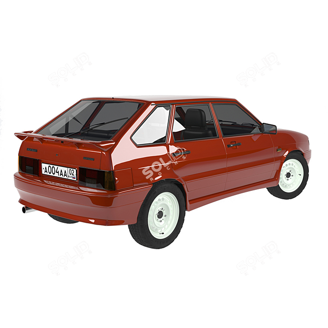 VAZ 2114: Reliable Hatchback for Versatile Driving 3D model image 3