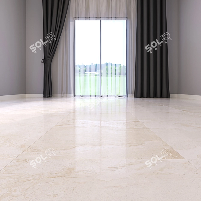 Elegant Marble Floor Collection 3D model image 2