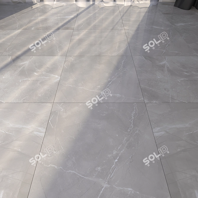 Luxury Marble Floor Tiles 3D model image 1