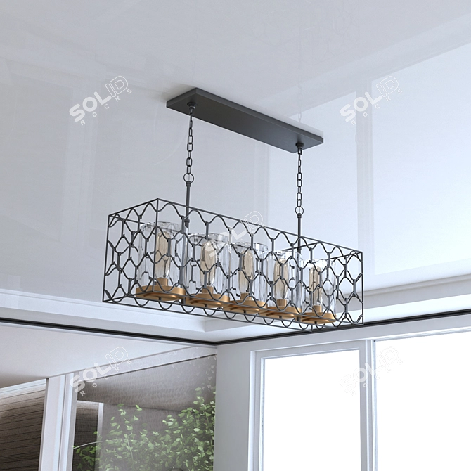 Divinare 2021Q04 SP-5 Pendant Light 3D model image 2