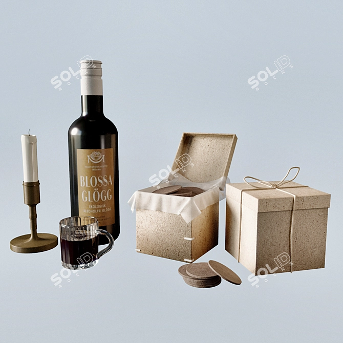 Luxury Decorative Model for Professional Renders 3D model image 1