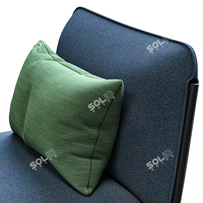Hem Kumo: Versatile Modular Seating 3D model image 2