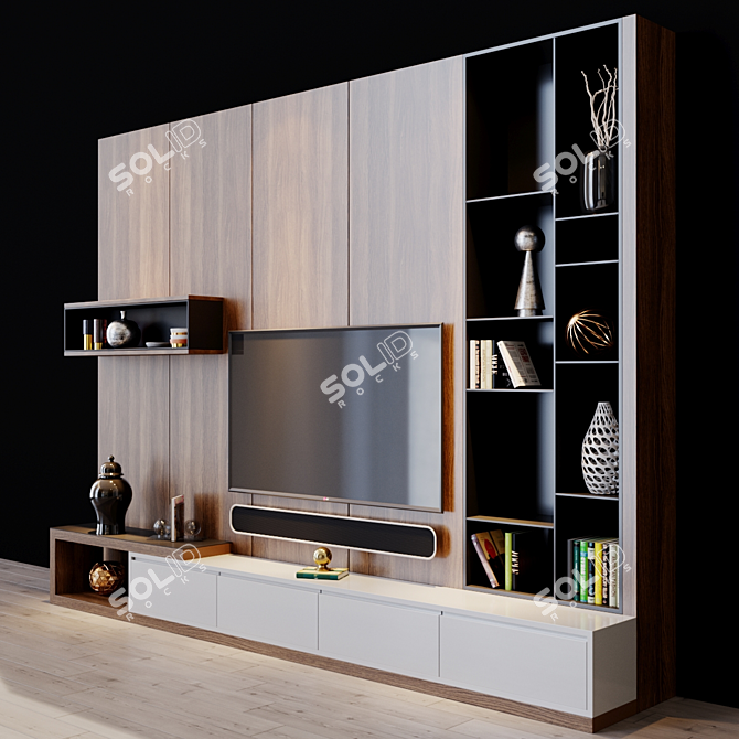 Superior 79" TV Set 3D model image 2