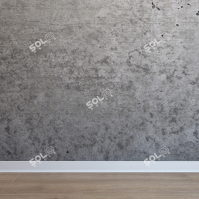 Seamless Concrete Texture - Interior/Exterior Use 3D model image 1