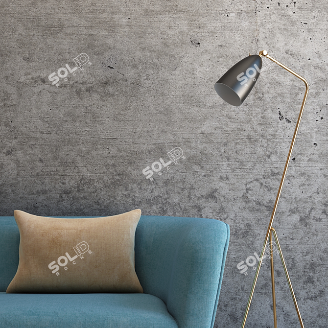 Seamless Concrete Texture - Interior/Exterior Use 3D model image 2