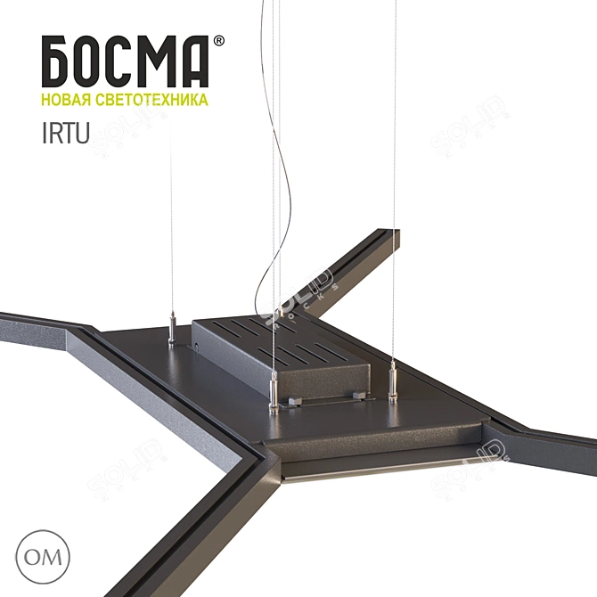 Bosma IRTU LED Pendant Light 3D model image 2