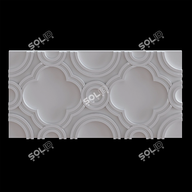 Samanid Alabaster Panels: 300x600x20mm 3D model image 1