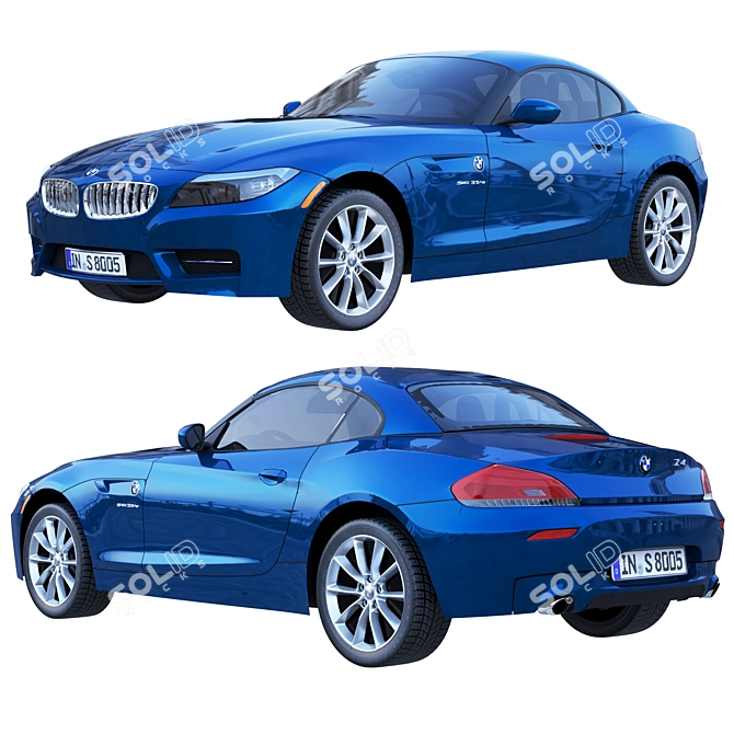 Luxury BMW Z4 e89: Professional Designer's Dream 3D model image 1