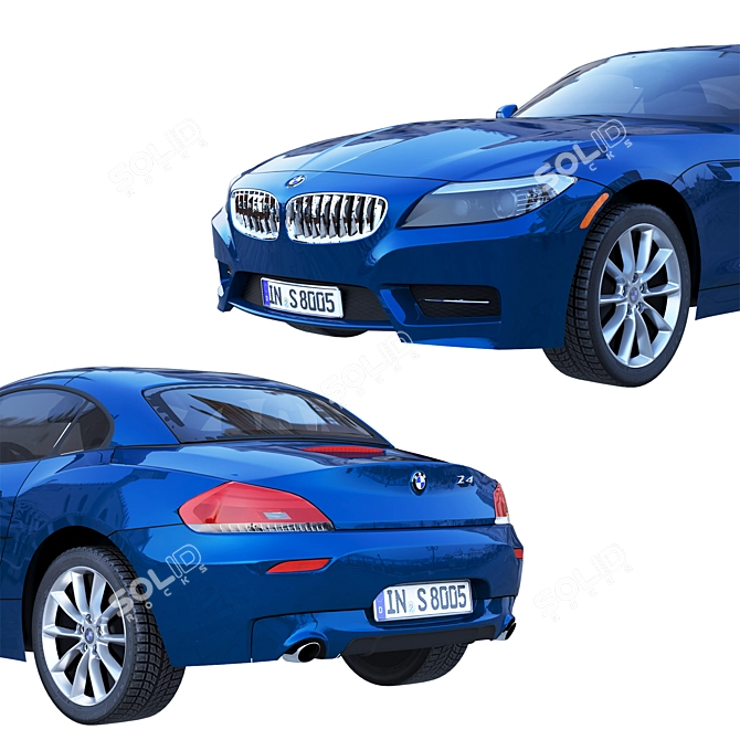 Luxury BMW Z4 e89: Professional Designer's Dream 3D model image 2