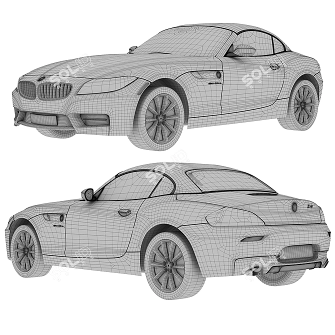 Luxury BMW Z4 e89: Professional Designer's Dream 3D model image 3