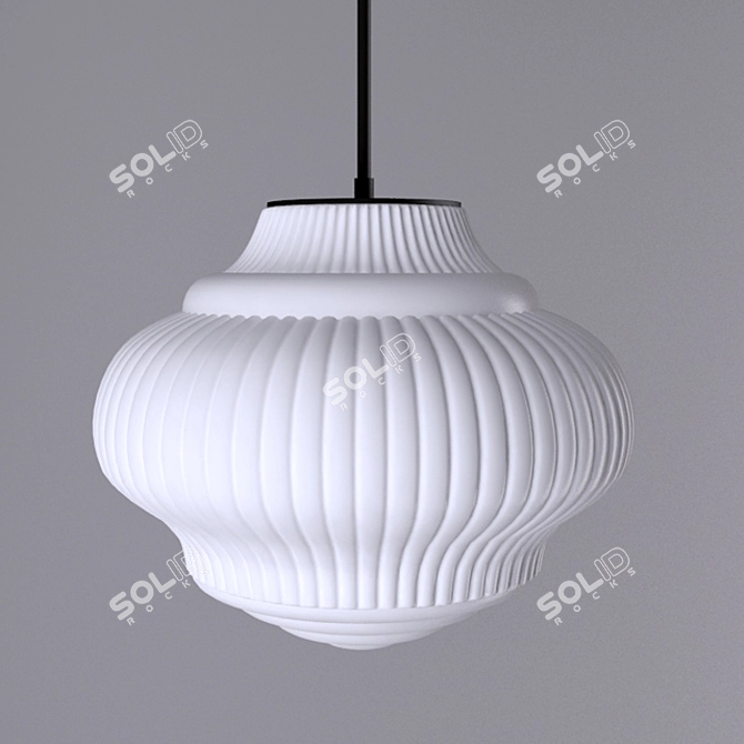 VIOKEF Boho Glass Pendant Light 3D model image 1