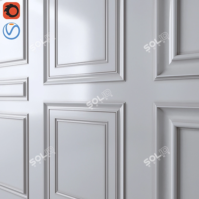 Elegant Molding_010 3D model image 2